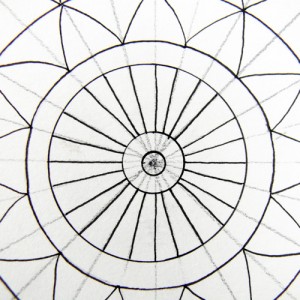 how to draw a mandala